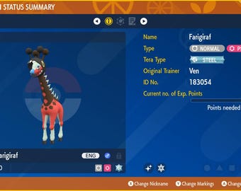 Farigiraf for Champions Battle Ready - Pokémon HOME (100% Legal)