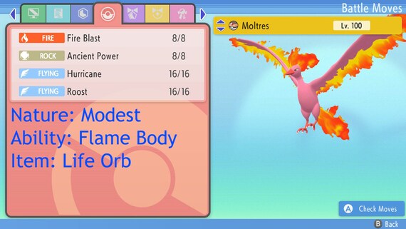 Shiny Articuno/zapdos/moltres Pack Bundle 6IV Pokemon X/Y 