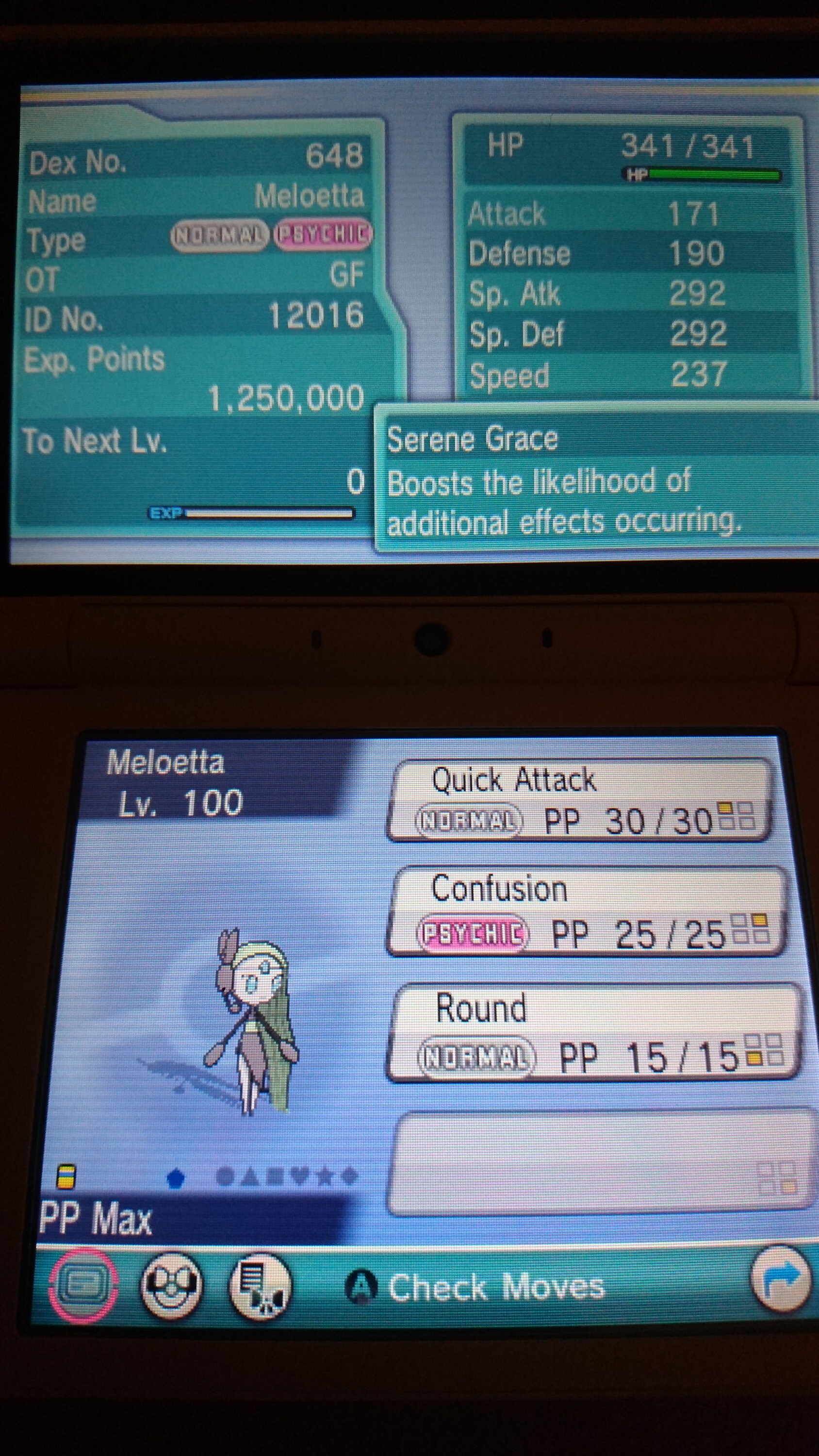 Meloetta (Everyone's Exciting Battle 25) - Bulbapedia, the