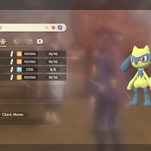 Shiny/Non-shiny Riolu/Lucario Alpha 6IV/EV - Legends Arceus (100% Legal)