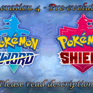 Shiny Gen 4 (Pre-evoluzioni) - Pokemon Spada/Scudo (Switch) - Consegna veloce