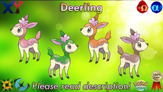 Shiny/non-shiny Deerling 6IV X/Y OR/AS S/M Us/um 100% -  Norway