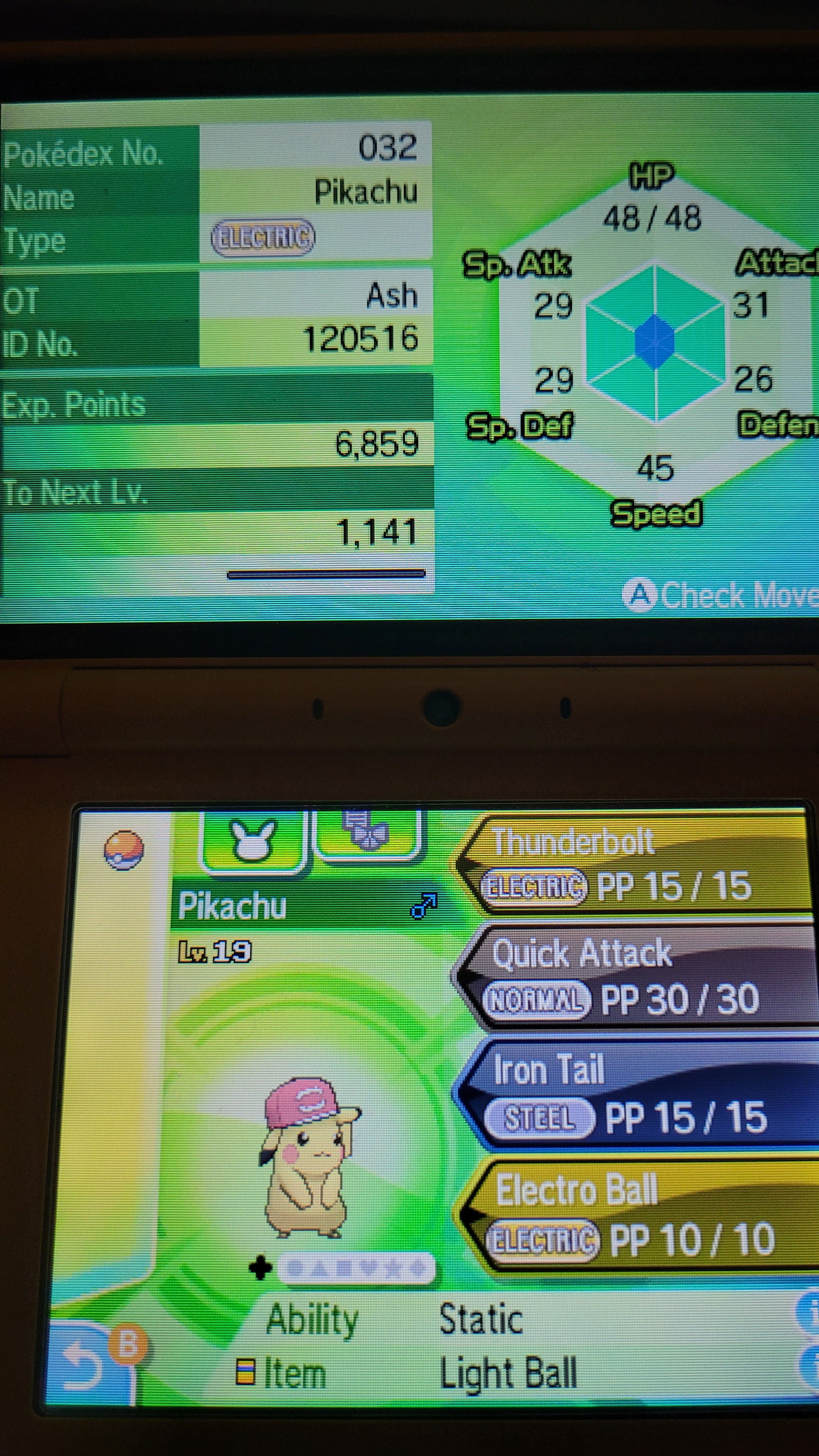 Pikachu Cappello Di Cenere 6IV – Kanto, Pokémon Scarlatto/Viola, Battle Ready, Commercio Veloce - 3