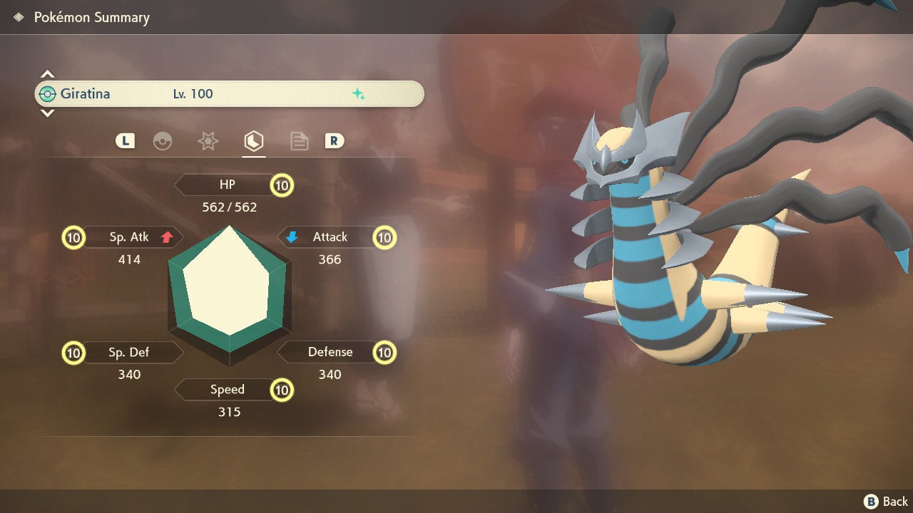 MAX Effort Level Legendary Giratina/ Pokémon Legends: Arceus