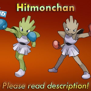 Pokemon small sticker Hitmonchan