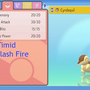 Shiny/Non-shiny Cyndaquil/Typhlosion 6IV - Brilliant Diamond/Shining Pearl (100% Legal)