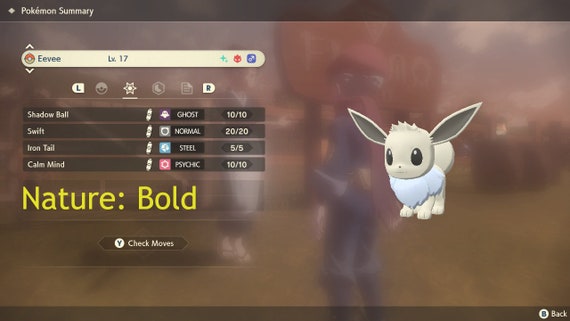 Eevee 100% perfect IV stats, shiny Eevee in Pokémon Go