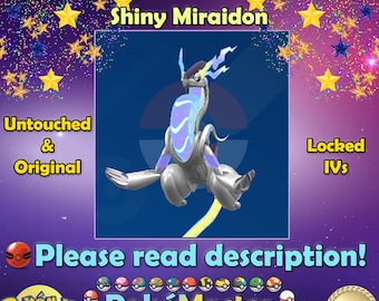Paldea's Shiny Miraidon Legendary Paradox EVENT - Pokémon Scarlet Violet HOME (100% Legal)