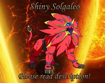 Shiny Solgaleo 6IV - Pokemon S/M US/UM Sword/Shield - Fast Delivery