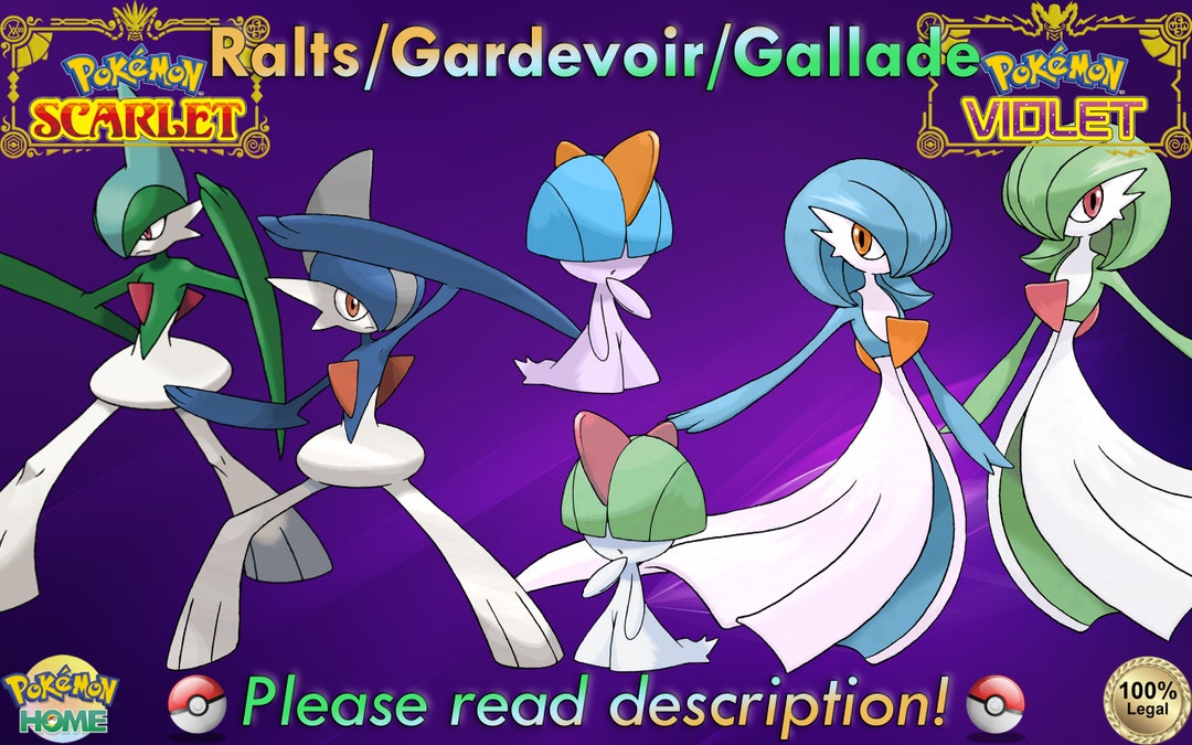 GIVEAWAY] #7 The King and Queen / SHINY BR Gallade and Gardevoir :  r/PokeMoonSun