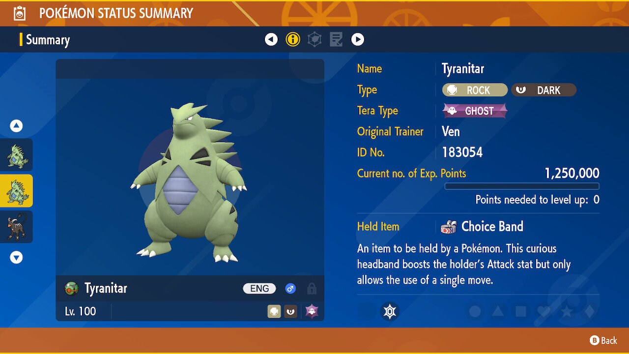 Spineferree Tyranitar Paradosso Shiny o Non ✨ 6 IV Pokémon Scarlatto Violetto