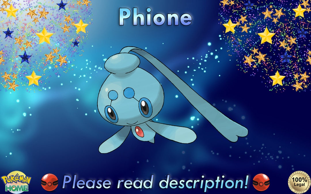 Pokemon Home // Phione Manaphy 6IV Mythical Events Pack // -  Hong Kong