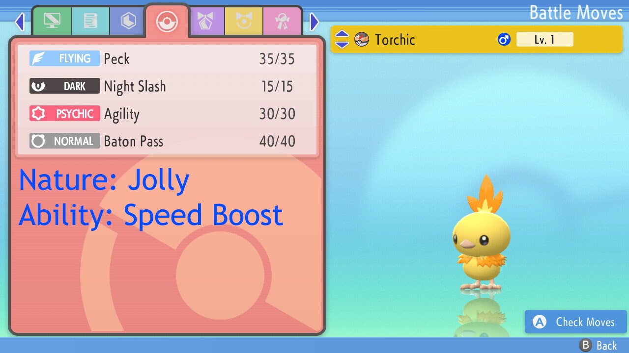 Shiny/Non-shiny Torchic/Blaziken 6IV - Brilliant Diamond/Shining Pearl (100% Legal)