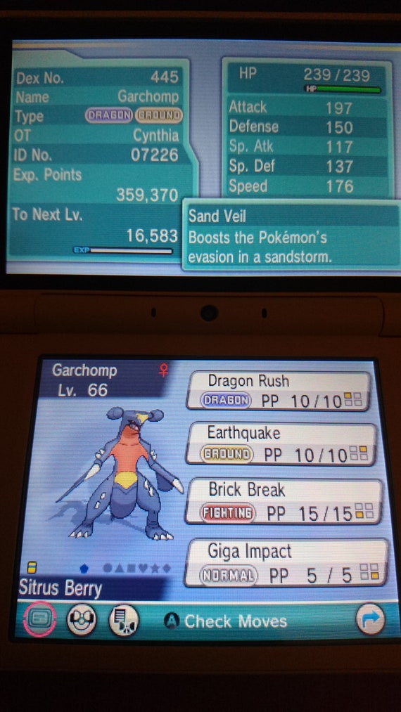 Garchomp Stats