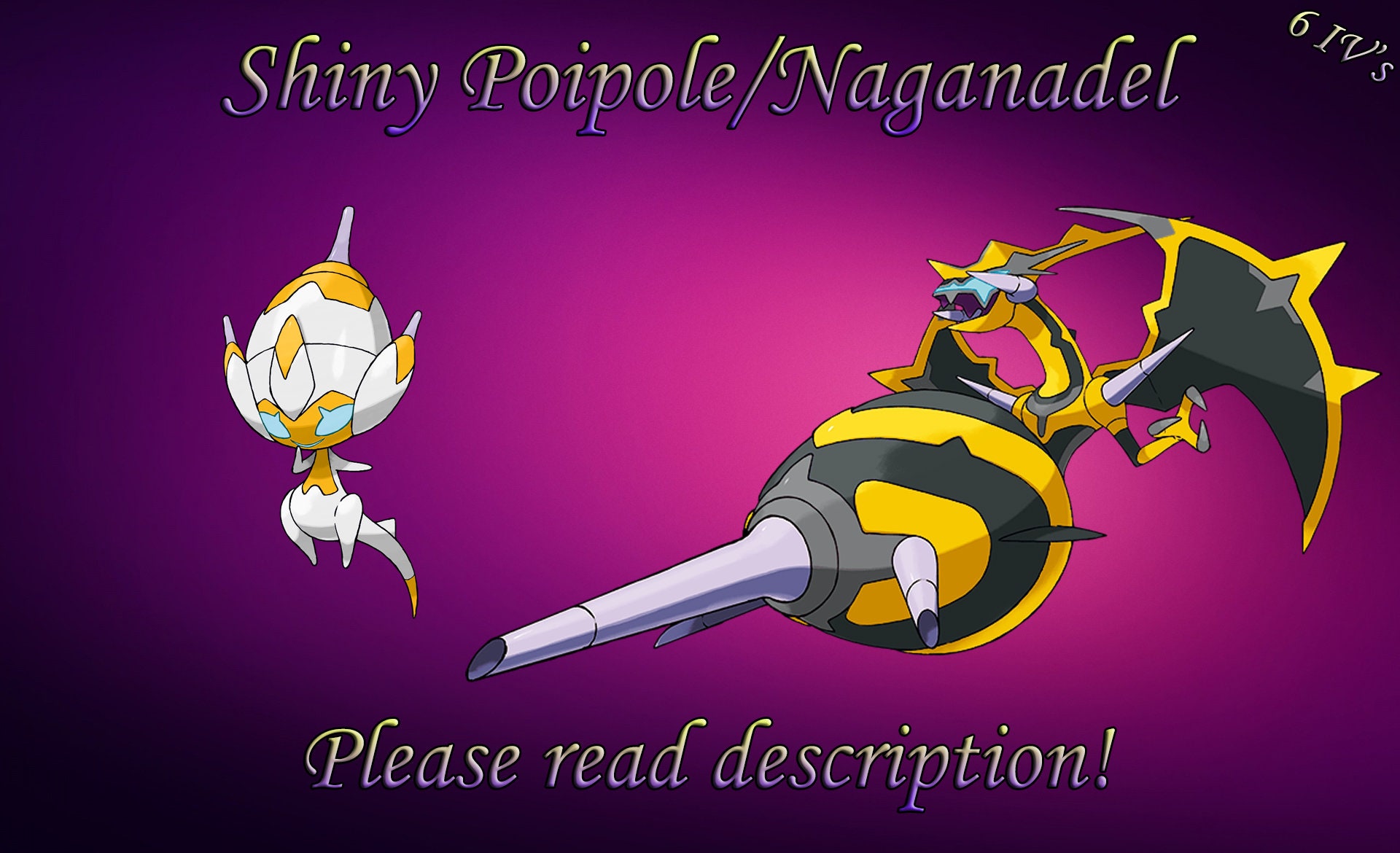 Ultra Shiny NAGANADEL 6IV Event // Pokemon Sword and Shield // 