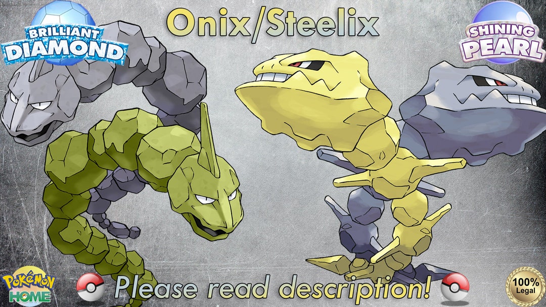 SHINY ✨ ONIX or GOLDEN STEELIX!!! ✨ - PKMN GO!!! - NON REGISTERED!