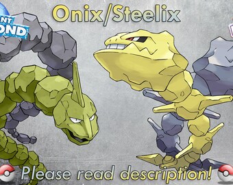 Shiny/non-shiny Onix/steelix 6IV Brilliant Diamond/shining 