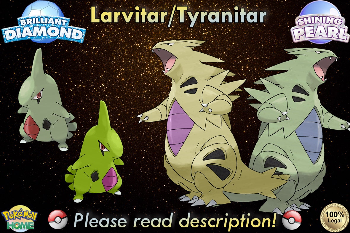 Shiny Larvitar X And Y
