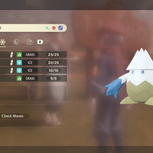 Shiny/Non-shiny Snover/Abomasnow Alpha 6IV/EV - Legends Arceus (100% Legal)