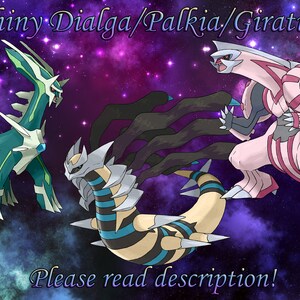 Shiny 6IV Palkia, Giratina, and Dialga in both forms Legendary Pokemon 6 PC  Bundle for Legends Arceus, Scarlet, and Violet - elymbmx