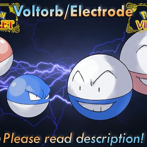 Voltorb Hisui Shiny or Non ✨ 6 IV Customizable Nature Pokémon