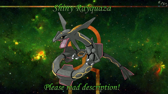 Shiny Rayquaza 6IV Pokemon X/Y OR/AS S/M Us/um Sword/shield -  Hong Kong