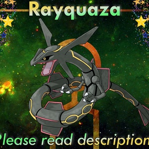 Shiny Rayquaza 6IV Pokemon X/Y OR/AS S/M Us/um Sword/shield -  Hong Kong