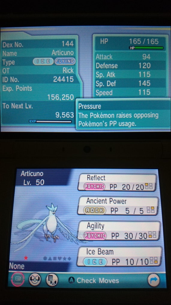 Shiny Articuno/zapdos/moltres Pack Bundle 6IV Pokemon -  Finland