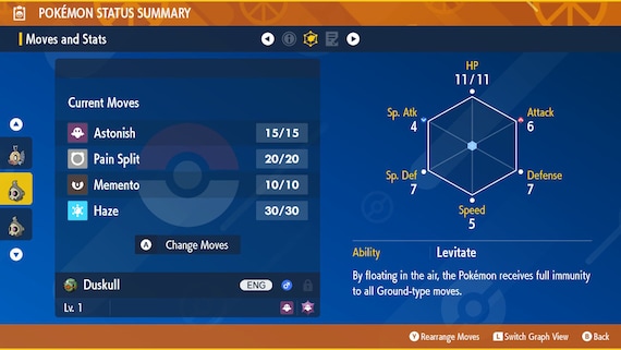 ポケットモンスター Buy Shiny/non-shiny Duskull/dusknoir 6IV - Pokémon Scarlet