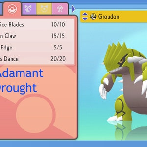 Shiny/Non-shiny Groudon/Kyogre/Rayquaza Pack/Bundle 6IV - Brilliant Diamond/Shining Pearl (100% Legal)