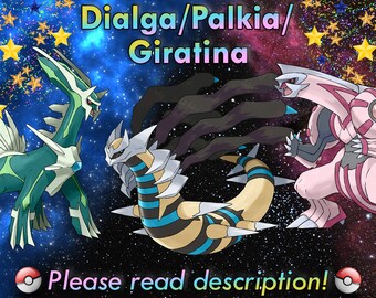 US Shiny Dialga, Palkia & Giratina Event