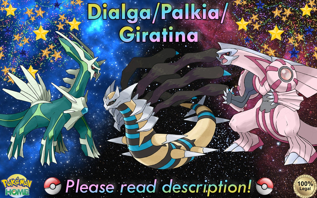 Pokemon Legends Arceus Shiny Palkia Origin Form Max Effort Levels 6IV-EV  Trained