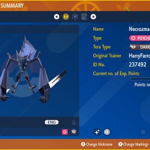 Pokémon Shiny Solgaleo, Necrozma, Lunala Pour Épée/Bouclier - 6IV Avec Masterball, Neuf Pour Nintendo Switch