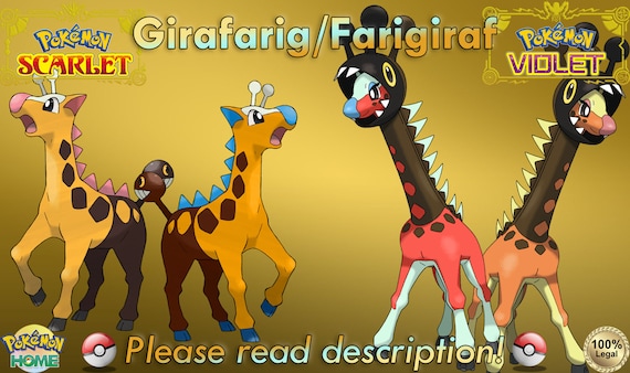 Pokemon Shiny Girafarig Go - Édition Collector, Jeu Mobile Android/Apple, Sortie 2016, Région Libre