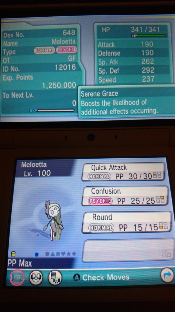 Meloetta EVENT 6IV Pokémon X/Y OR/AS S/M Us/um -  Denmark