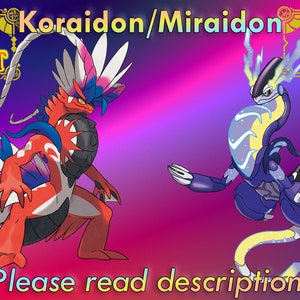 I made this fanart Miraidon vs Koraidon : r/pokemon