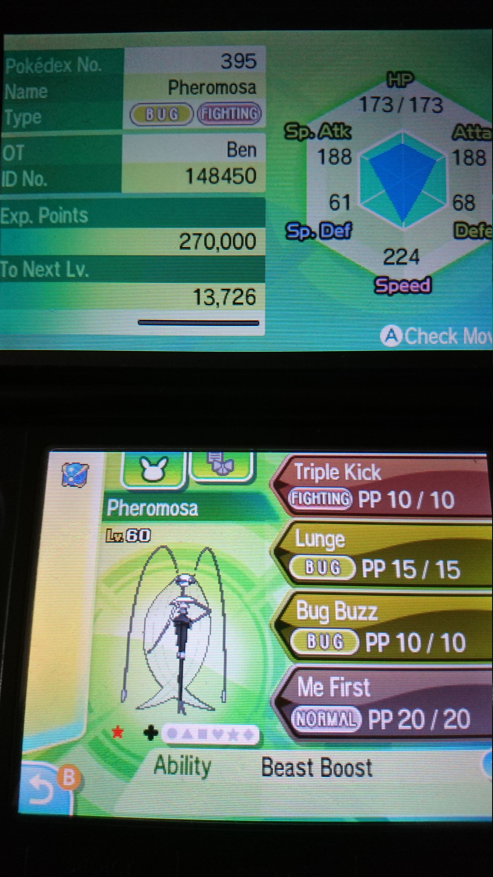 Pokemon 2795 Shiny Pheromosa Pokedex: Evolution, Moves, Location