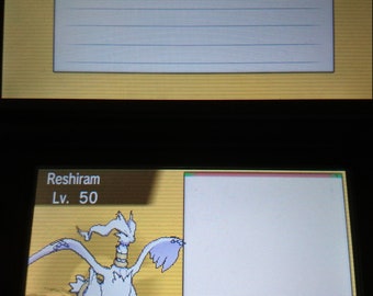 ✨ SHINY 6IV RESHIRAM ✨ Pokemon XY ORAS + Ultra Sun & Moon 3DS