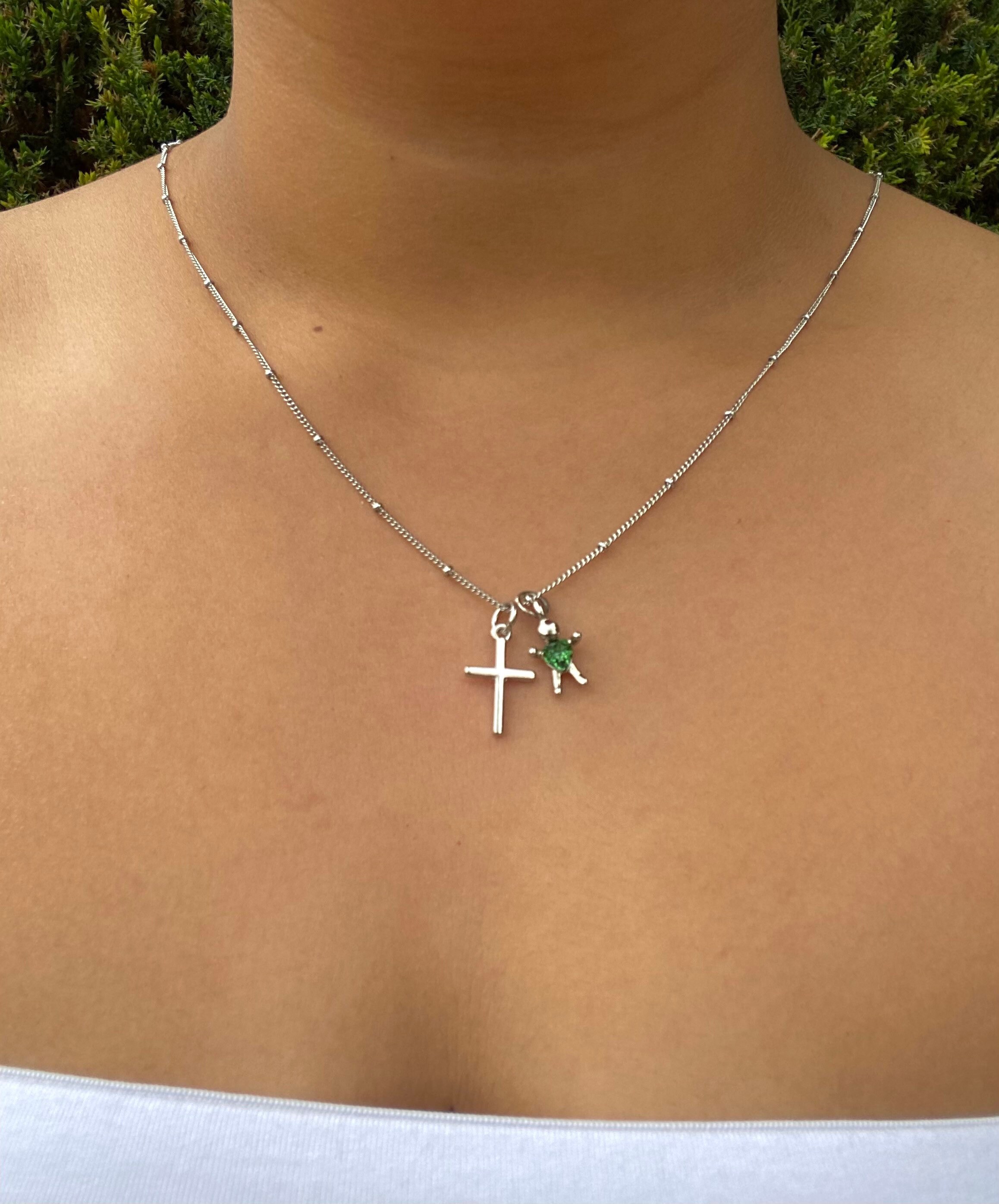 Collana Donna Argento 925 Con Pietra Di Nascita - Ciondolo Cuore E Zirconia, Regolabile, Confezione Regalo - Foto 8
