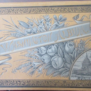 Antique Washington Album, Publié: Chisholm Bros 1890 ca. Portland, Me.
