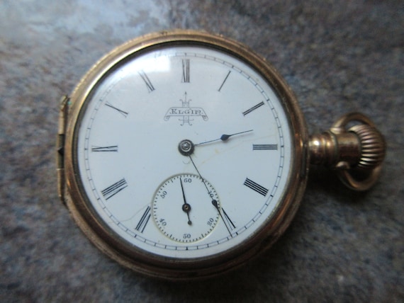 Antique Elgin National Watch Company Pocket Watch 