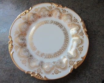 Antique Pouyat Limoge JP/L France Wells-Burage Co. Boston Plate