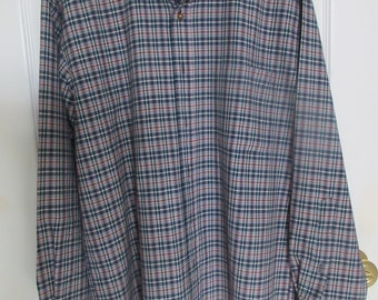 Vintage Sir Pendleton lana fina estambre rojo ~ blanco ~ azul tamaño mediano