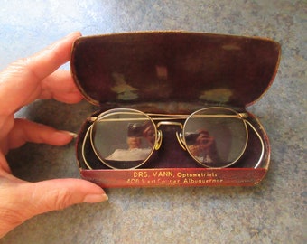 Rare Antique American Optical Ful-Vue Eyeglasses 1/10 12 K Gold Filled 43 x 30