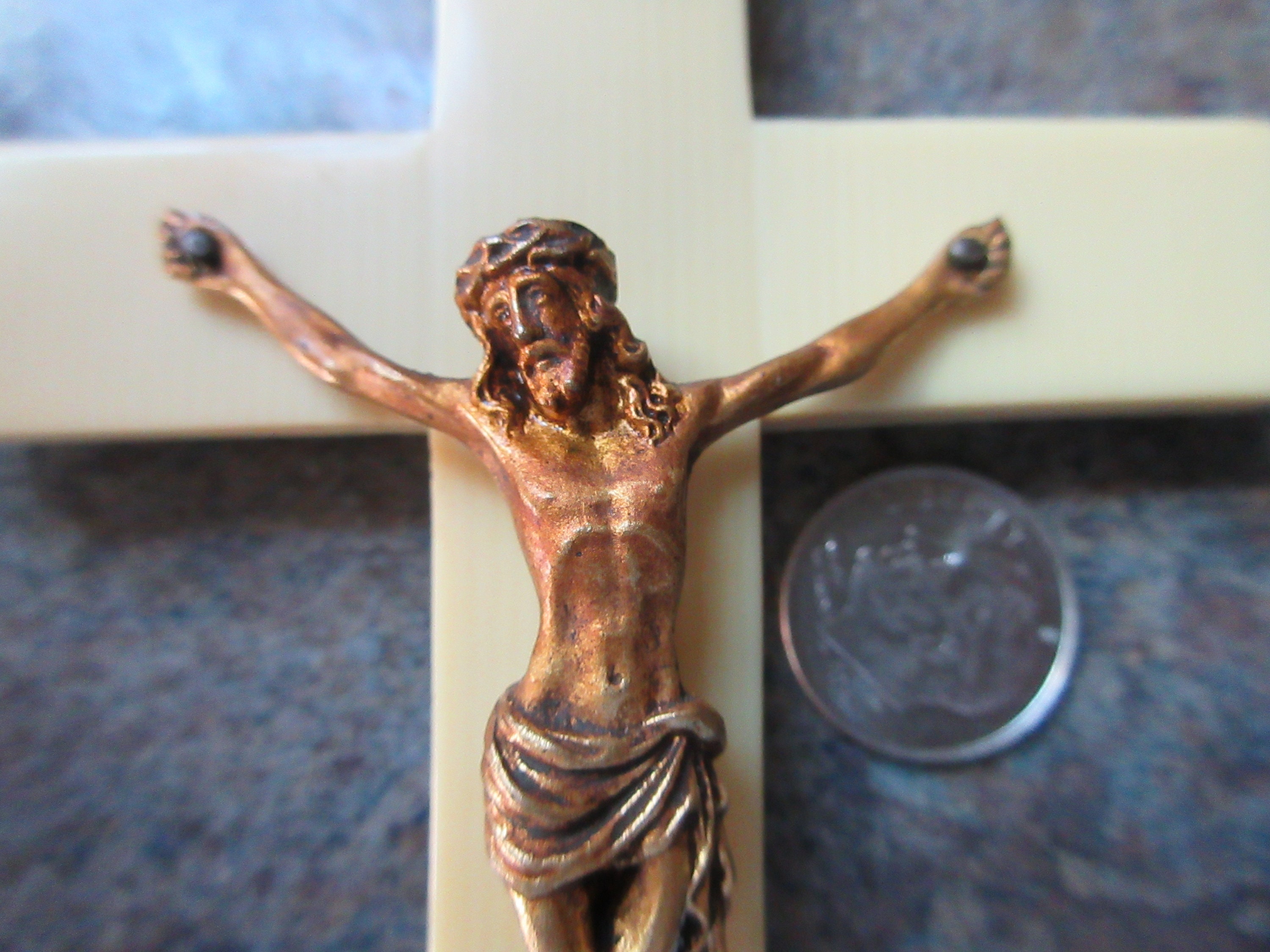 French Ivory Crucifix Etsy