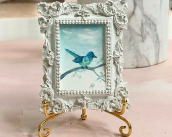 Ornate Mini Frame with Frame Holder