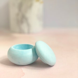 Barattolo portaoggetti blu nuvola - Piccolo