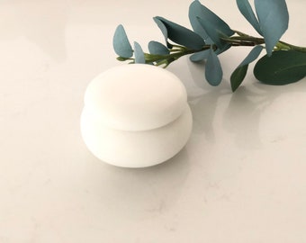 White Trinket Jar-Small