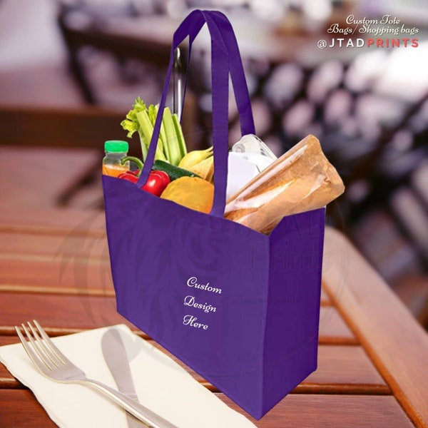 Custom Reusable Tote Bags | Shopping Bags |  Bulk Tote Bags | Bridal Bags | Promotional Bags