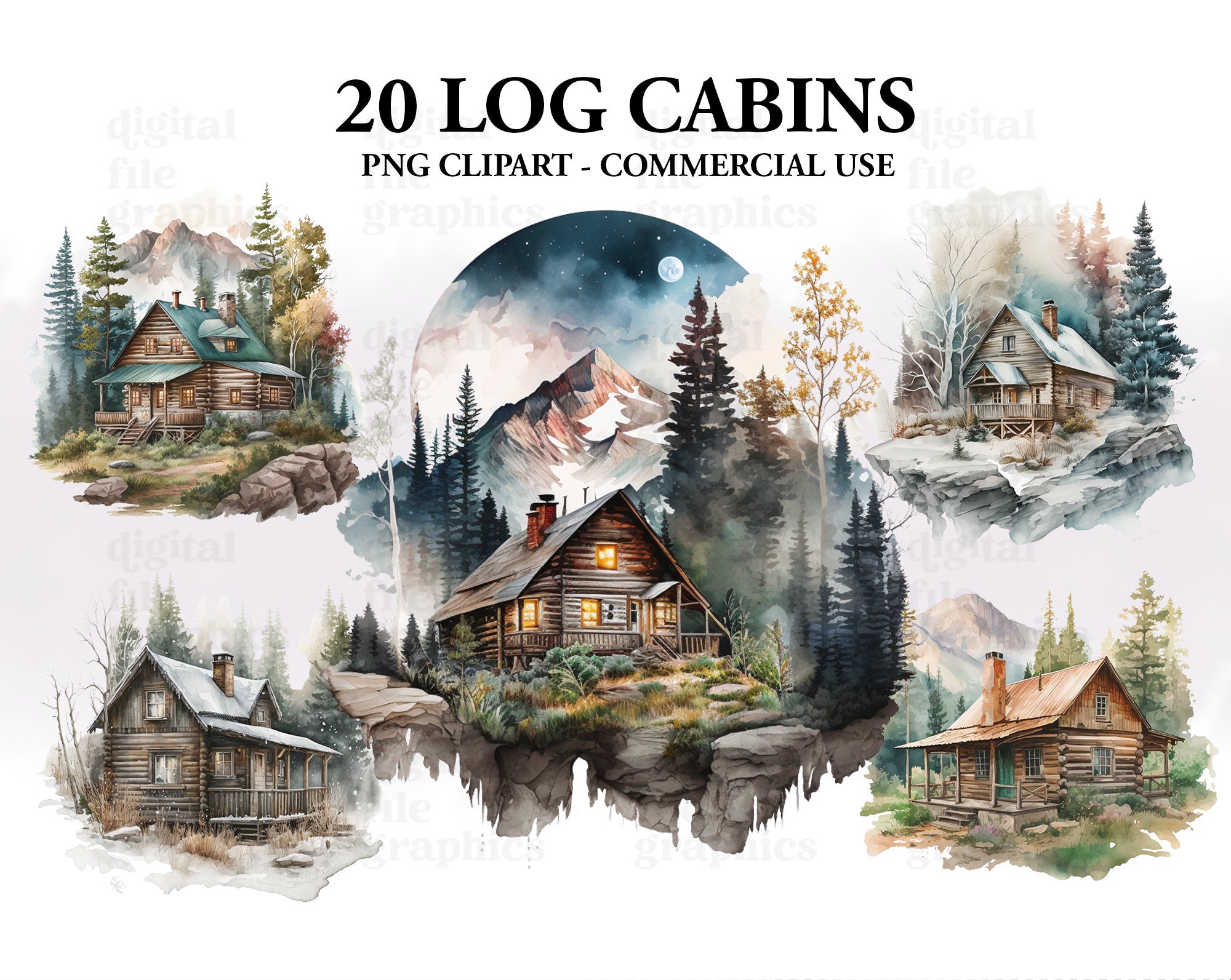 Log Cabin Clip Art